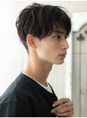 ダークアッシュ学生ツイスパ刈り上げマッシュH北浦和