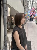 ショートボブ/くびれバブ/ヘイリーボブ/大人可愛い20代30代40代
