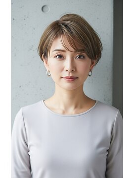 プラグ ヘアーデザイン 大名店(PLUG hair design) *ショートボブ/ショートヘア/脱白髪染め/白髪ぼかし/髪質改善
