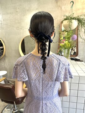 ヘアセット/お呼ばれヘア/パーティーヘア/カチモリヘア