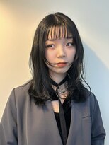 エクテ(ecouter)&nbsp;寒色ダークアッシュミディアムレイヤーカットハイレイヤーウルフ