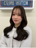 心斎橋/着物ヘア/大人ガーリー/ダークアッシュ/似合わせカット