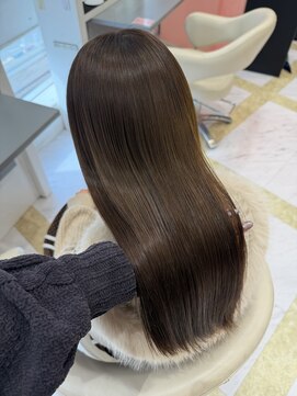 リー 梅田(Lee) 透明感たっぷり髪質改善ブリーチなしダブルカラー!