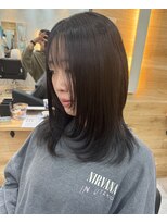 ソヨン 平塚店(SOYON) 黒髪でも重く見せない ワンカールレイヤー 平塚