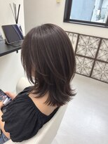 ヘアガーデン ティアラ(Hair Garden TIARA)&nbsp;フレンチカジュアルブラウン レイヤーパーマ×ハッシュカット