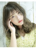 【神田安優奈】シースルーバングのレイヤーミディ