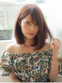 11月1日NEWオープン銀座大人可愛い小顔耳かけピンクブラウンボブ