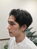 アドゥーノ(adn)&nbsp;メンズパーマ×アップバング