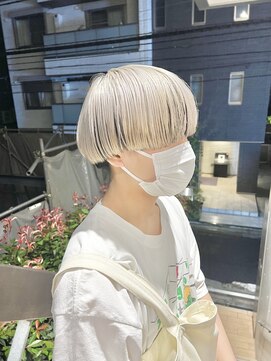 ゲーム 吉祥寺店(GAME) インナーカラー/ダブルカラー/ミルクティーベージュ/ボブ