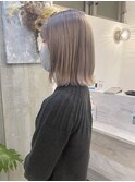 シルバーグレージュ×Bob