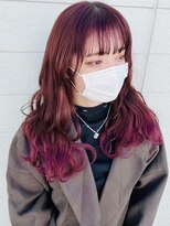 グランデュール 東静岡池田店(GRANDEUR)&nbsp;裾カラーonピンクバイオレット