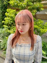 フラム 渋谷(flamme)&nbsp;ピンクオレンジ＊ローライトカラー