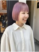 【NICA】ミニボブショートショートボブピンクパープル ▽中山