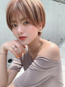 エニ 自由が丘(ENi) マチルダボブ/ピンクベージュ/インナーグレージュ[自由が丘駅]