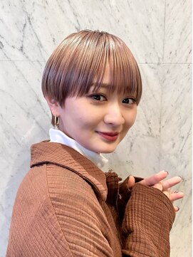 ピークアブー ワン(PEEK-A-BOO ONE) マッシュショートのオレンジベージュ