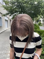 ニール 名古屋 伏見 丸の内(NEELU)&nbsp;【Neelu】ケアブリーチでくすみベージュ