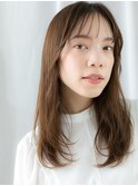 透明感が魅力♪くせ毛風ロングレイヤーf古河20代30代40代