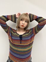 ロンドソレイユ 池袋(Lond soleil) ボブ/前髪カット/レイヤーカット×ケアブリーチ/デザインカラー