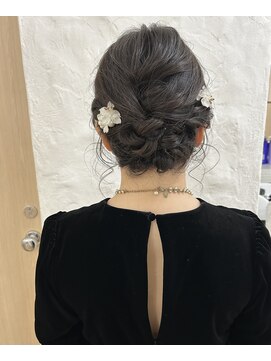 エレノア 渋谷公園通り店(Eleanor) ゆるふわ♪ボブのパーティーアップヘア