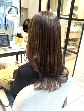 ネオリーブギンザ 銀座店(Neolive GINZA) ハイライト　グレージュヘア　【銀座】福田