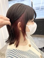 ココ 本八幡(KOKO)&nbsp;黒髪クラゲヘアーオリーブグレー小顔ココアベージュ卵型ショート