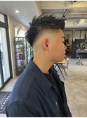 王道メンズシャギーショート×フェード10代20代30代