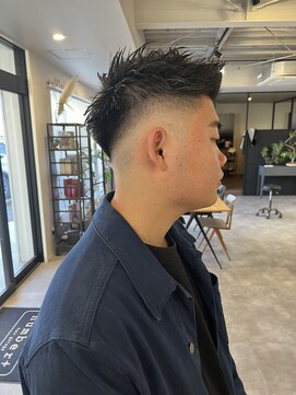 ナンバー(number+) 王道メンズシャギーショート×フェード10代20代30代