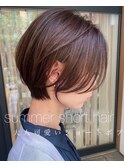 【夏髪】大人可愛いショートボブ