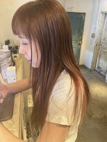 髪質改善と縮毛矯正の専門店 サンティエ(scintiller)&nbsp;オレンジカラー
