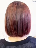 レポヘアー(Repos hair)&nbsp;20代30代40代大人可愛い髪質改善カラーピンクブラウンロブヘアー