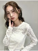 ミディアム ウェーブ巻き コテ巻き 大須