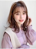 艶感ワンカール大人可愛い美髪外ハネボブうるツヤ#255f0228