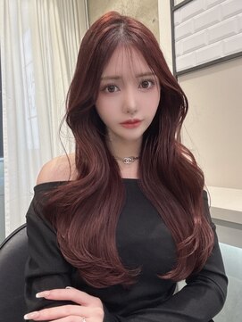 リリー(Lilley) 【lilley 稲永麻衣】レイヤーカット+ダブルカラー+韓国ヘア