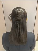 カチモリハーフアップ