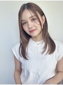 小顔レイヤー大人カジュアル*レイヤーボブ*30代40代50代*丸顔