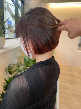 クーナバイトマト 横浜(Cuna by TOMTO) 【MISATO】デザインカラー_ミニボブ