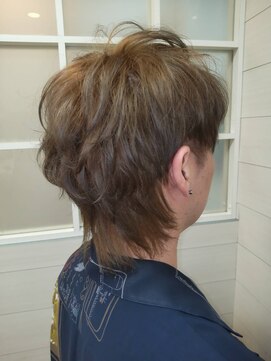 リファインヴェール 小川店 メンズウルフ/マロンブラウン