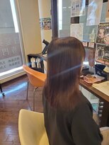 ツヤイロ 島田店&nbsp;マッシュウルフボブヘア前髪レイヤーボブ着物ブリーチなしカラー