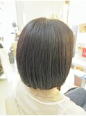 ふんわりショートボブ透明感アッシュブラウン小顔ナチュラル