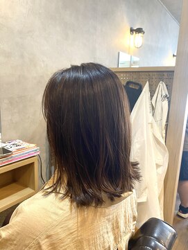 ヘア チョコレート (Hair Chocolate) ひとつにまとめられる長さのスタイル