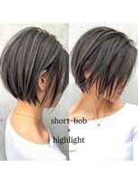 トルネード(TORNADO)&nbsp;外国人風ショートボブ×ハイライト　n7.9.19
