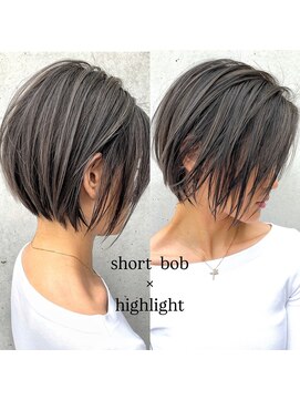 トルネード(TORNADO) 外国人風ショートボブ×ハイライト　n7.9.19