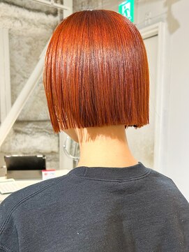 フォト 新宿(foto) 黒髪オリーブグレー小顔ココアベージュ新宿ボブ【Anzu】▲