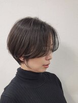 美容室ポール 西葛西店(PAUL) ショートヘア 耳掛け グレージュ