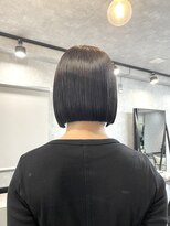 イデアル(Ideal)&nbsp;ボブ/ミニボブ/切りっぱなしボブ/前下がり/前下がりボブ/韓国