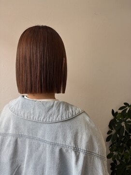 ヘアーリビングリコ 新潟笹口店(hair living Liko) 切りっぱなしボブ