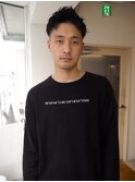 MEN’S/アップバング/メンズヘア/黒髪/渋谷駅