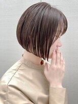 ルーファス 下北沢(Ruufus) 丸みショートボブ/髪質改善/30代40代