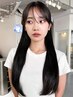 【実習・就活に黒染めではない】暗髪カラー+うる艶トリートメント