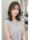 ジゼル 博多(GiseL)の写真/顔まわりを整えて小顔魅せ！おくれげ。アップの時も可愛く決まるフェイスバング提案☆